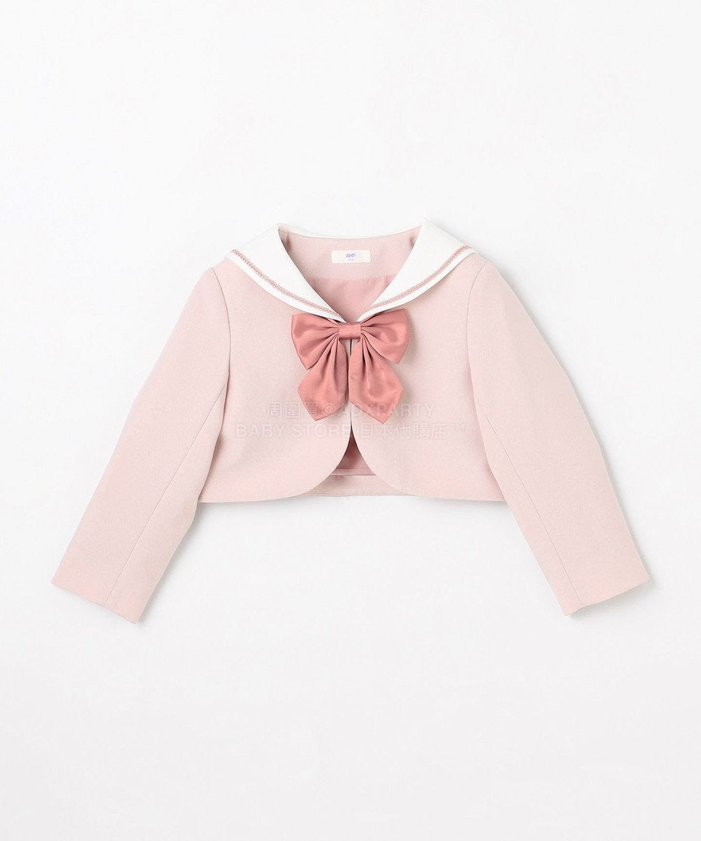 日本童裝 aF#a325 學院風外套+格子連身裙 110-130cm 女童款 冬季 OUTERWEAR  DRESSES 面試/宴會/表演