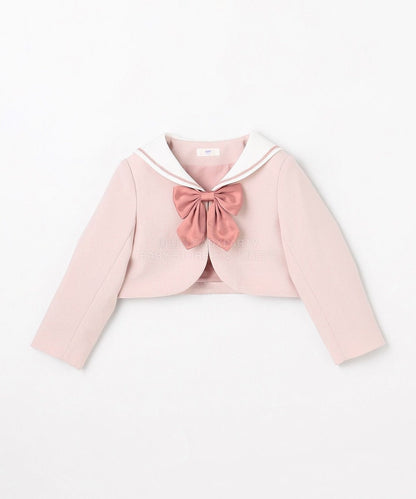 日本童裝 aF#a325 學院風外套+格子連身裙 110-130cm 女童款 冬季 OUTERWEAR  DRESSES 面試/宴會/表演