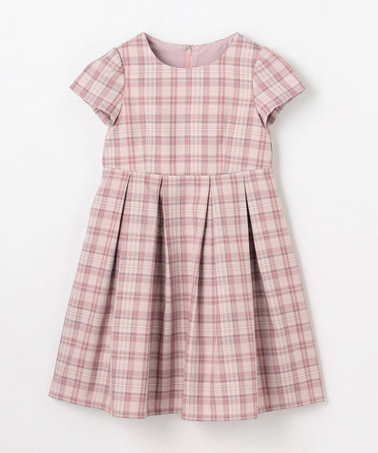 日本童裝 aF#a325 學院風外套+格子連身裙 110-130cm 女童款 冬季 OUTERWEAR  DRESSES 面試/宴會/表演