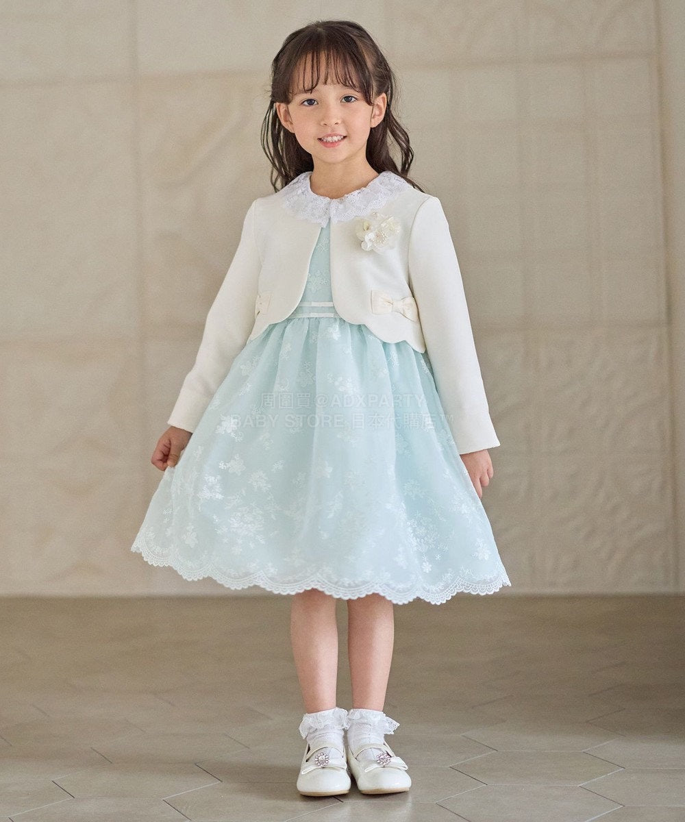 日本童裝 aF#a325 緞帶短外套 110-130cm 女童款 冬季 OUTERWEAR 面試/宴會/表演