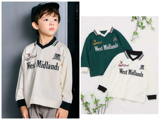 日本童裝 apres les cours polo上衣 80-130cm 男童款 秋季 TOPS