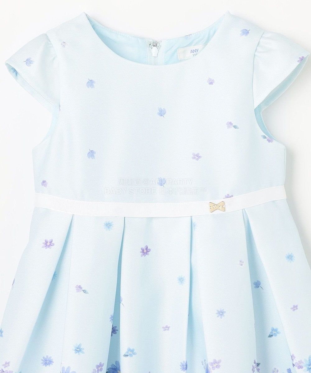 日本童裝 aF#a325 花花印花短袖連身裙 110-130cm 女童款 冬季 DRESSES 面試/宴會/表演