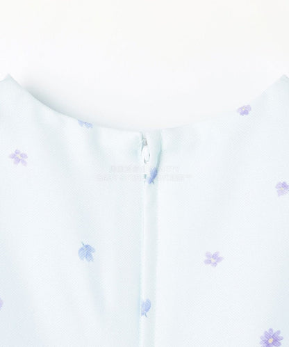 日本童裝 aF#a325 花花印花短袖連身裙 110-130cm 女童款 冬季 DRESSES 面試/宴會/表演