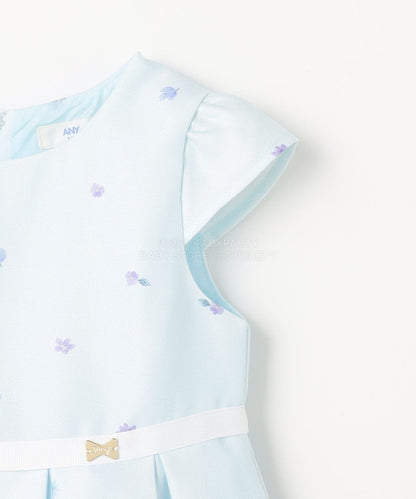 日本童裝 aF#a325 花花印花短袖連身裙 110-130cm 女童款 冬季 DRESSES 面試/宴會/表演