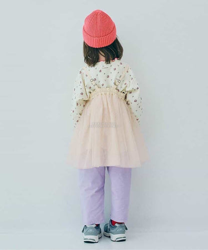日本童裝 p.premier 吊帶網紗上衣 80-140cm 女童款 秋季 TOPS