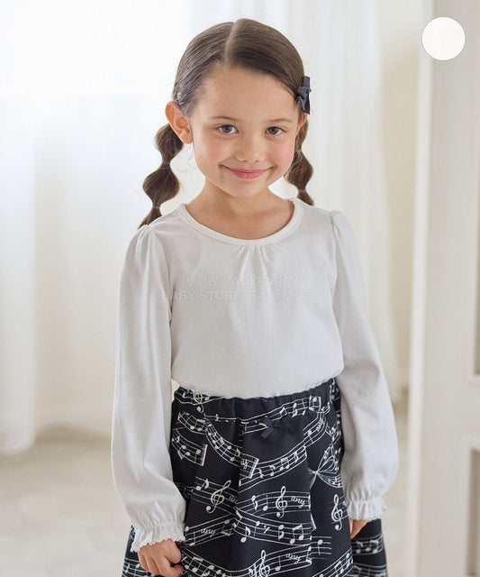 日本童裝 aF#a325 無領襯衫 110-130cm 女童款 冬季 TOPS 面試/宴會/表演