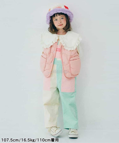 日本童裝 p.premier 多彩燈芯絨工裝褲 80-140cm 男童款/女童款 秋季 Jumpsuit 聖誕紅/新年紅