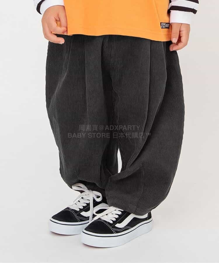 日本童裝 BREEZE 燈芯絨闊腳長褲 80-150cm 男童款/女童款 冬季 PANTS