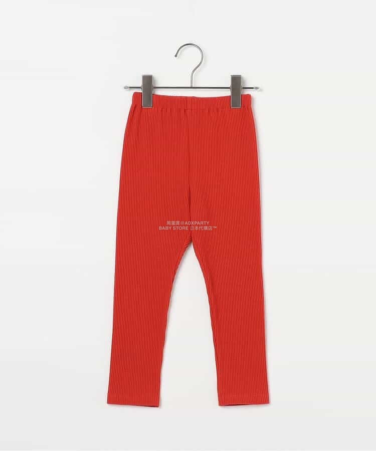 日本童裝 p.premier 羅紋緊身褲 80-130cm 男童款/女童款 秋季 PANTS 聖誕紅/新年紅