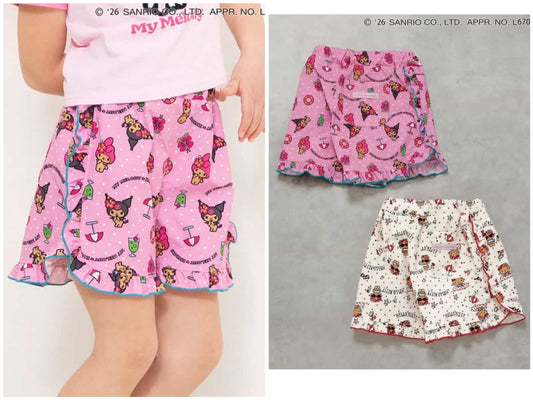 日本童裝 BREEZE x Sanrio 水陸兩用 防水系列 防UV 沙灘泳褲 90-140cm 女童款 PANTS 夏季 夏日玩水泳衣特輯