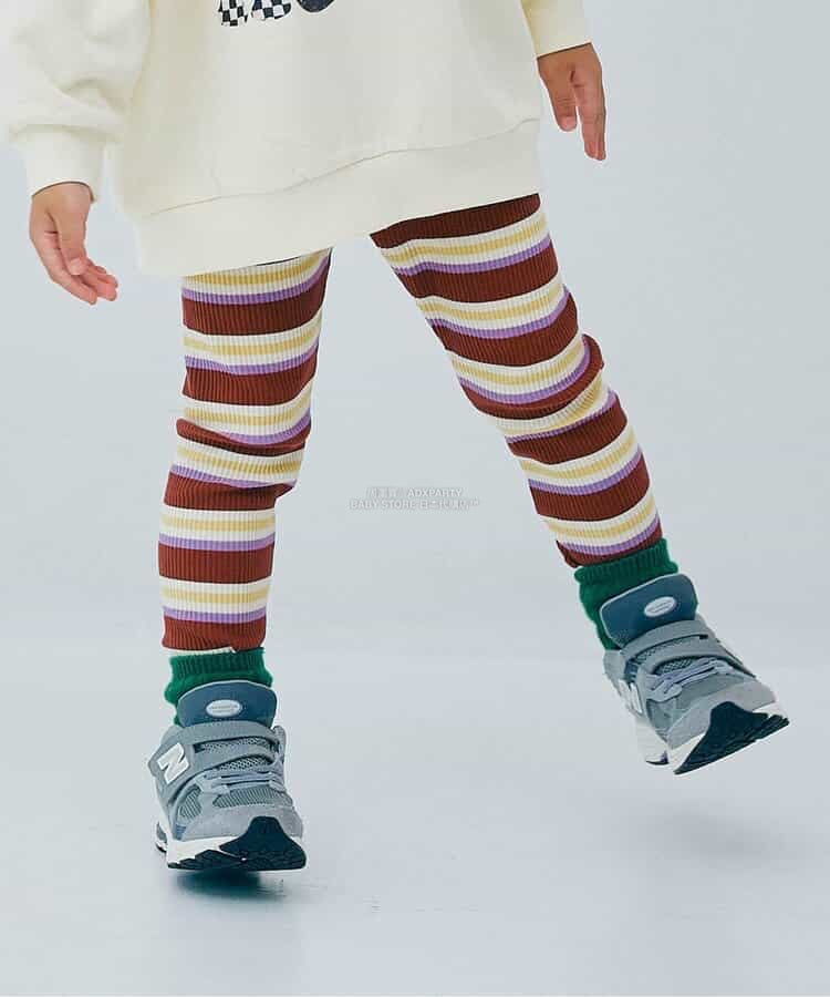 日本童裝 p.premier 羅紋緊身褲 80-130cm 男童款/女童款 秋季 PANTS 聖誕紅/新年紅