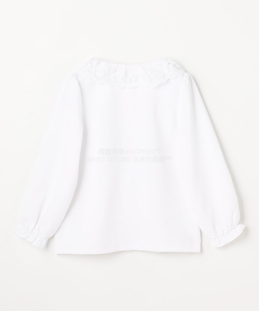 日本童裝 aF#a325 蕾絲領襯衫 110-130cm 女童款 冬季 TOPS 面試/宴會/表演