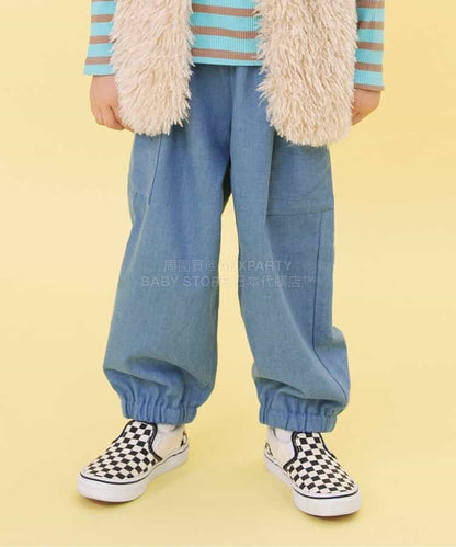 日本童裝 BREEZE 休閒寬鬆長褲 90-140cm 男童款/女童款 冬季 PANTS