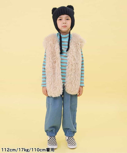 日本童裝 BREEZE 休閒寬鬆長褲 90-140cm 男童款/女童款 冬季 PANTS