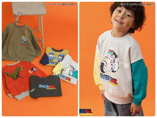日本童裝 BREEZE x 龍珠 印花上衣 90-150cm 男童款 春季 TOPS