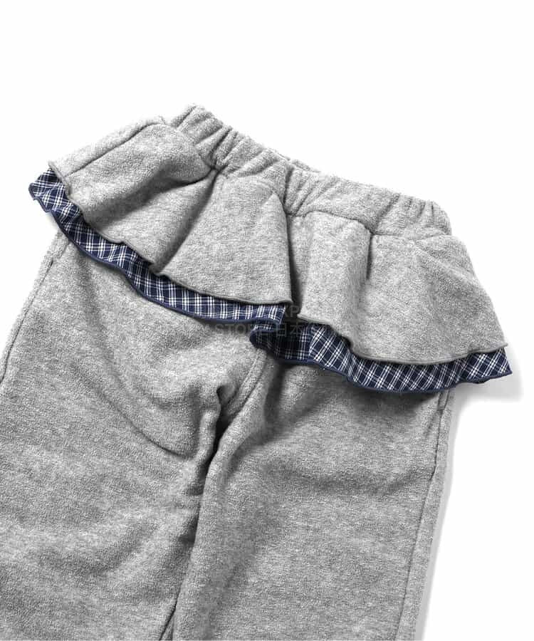 日本童裝 BREEZE 抓毛裙邊長褲 80-140cm 女童款 冬季 PANTS