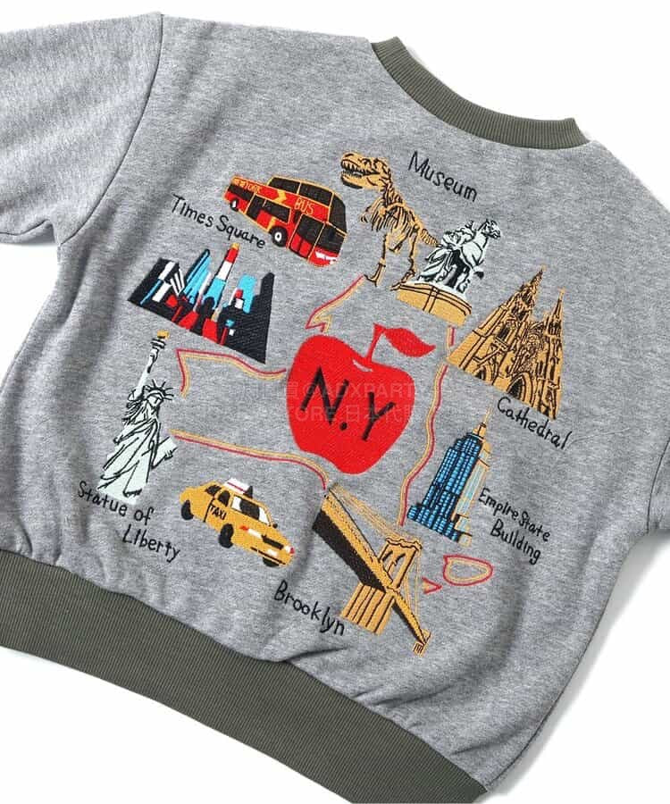 日本童裝 BREEZE 刺繡衛衣 90-140cm 男童款 冬季 TOPS