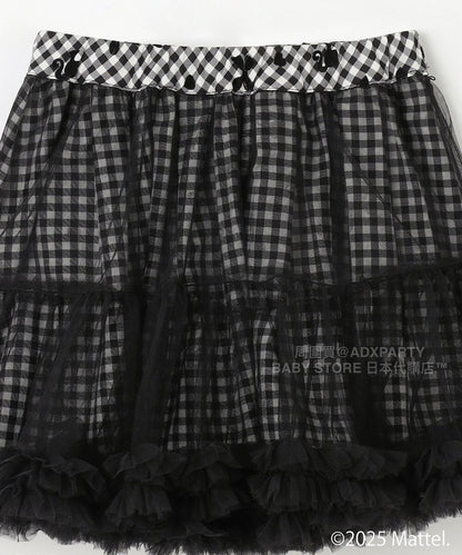 Japanese children's clothing aF#a325 Floral tulle dress 100-150cm Girls summer dresses for interviews/banquets/performances 