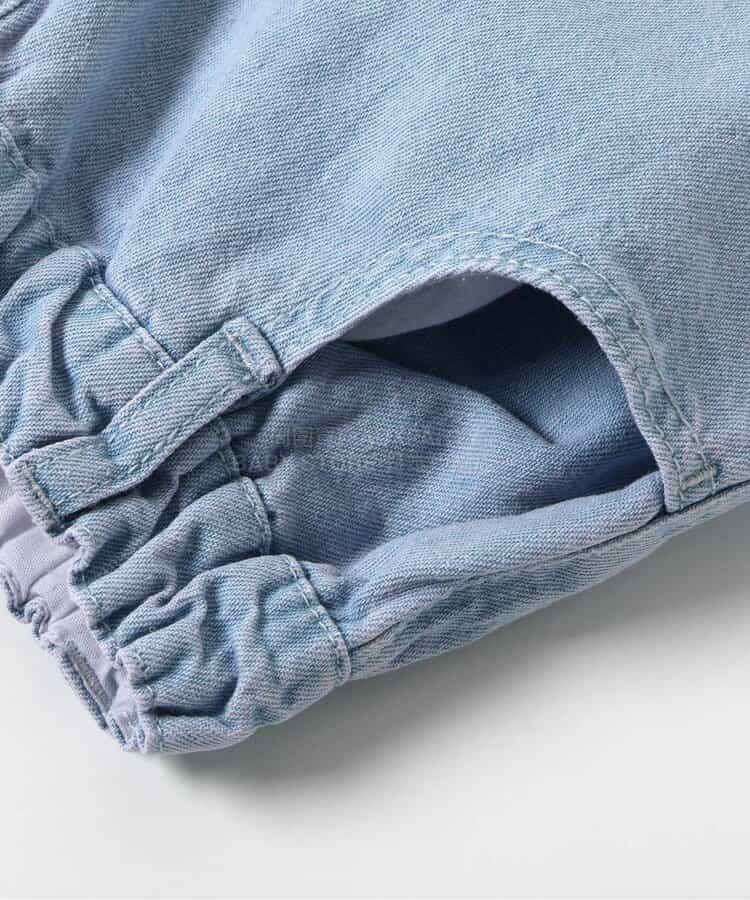 日本童裝 BREEZE 蝴蝶結牛仔長褲 80-140cm 女童款 冬季 PANTS