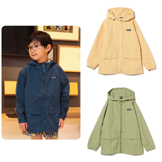 B:MING by BEAMS Patagonia windbreaker for boys and girls aged 5-14, summer outerwear 