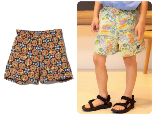 Japanese children's clothing B:MING by BEAMS Patagonia quick-drying series waterproof series shorts 3-5 years old boys summer PANTS 