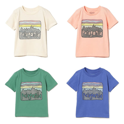 Japanese children's clothing BEAMS Patagonia short-sleeved tops 1-5 years old boys/girls summer TOPS 