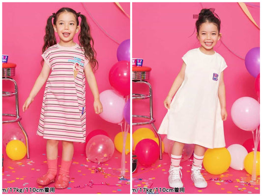 BREEZE x Baskin-Robbins Vest Dress (80-140cm) for Girls (Summer Dress) 