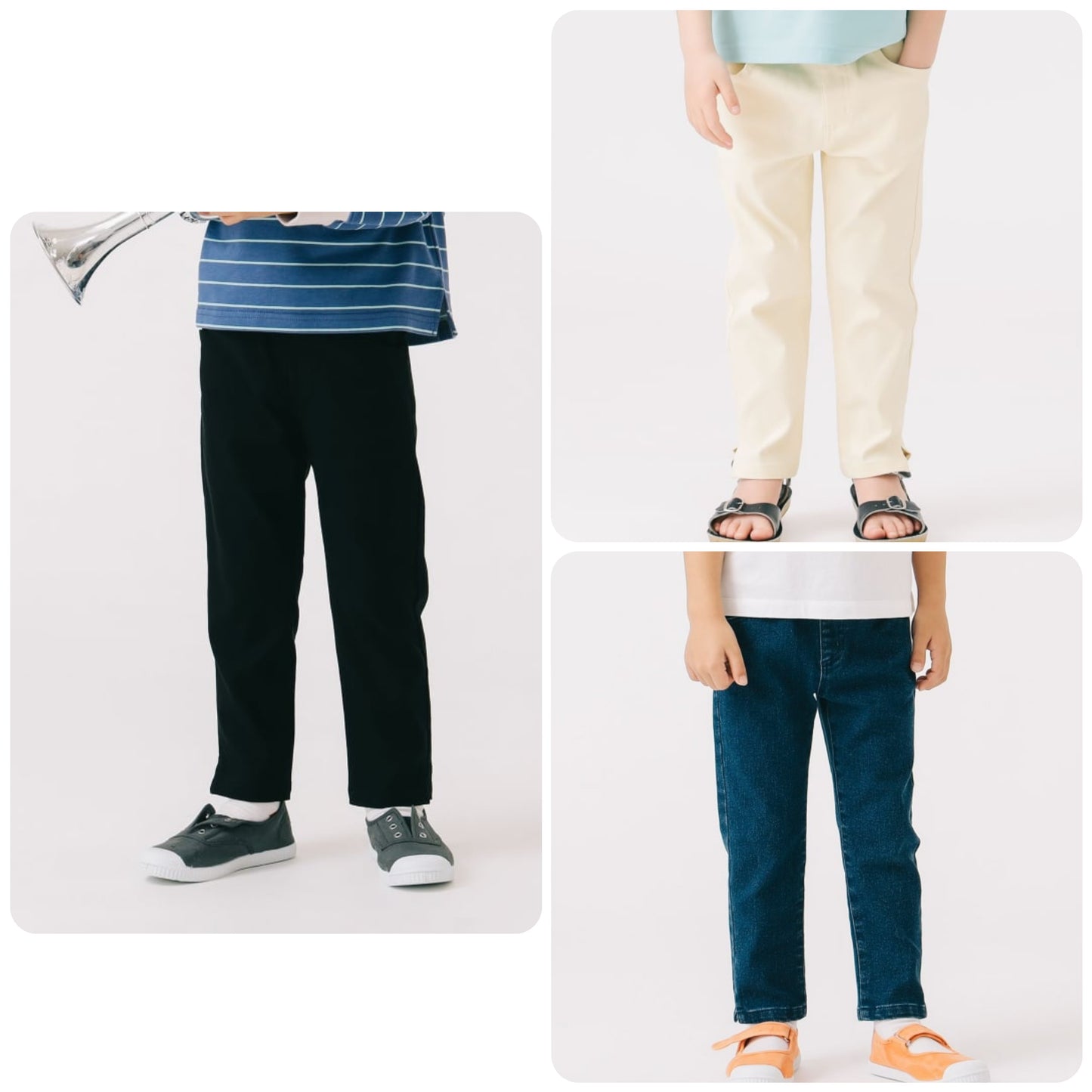 Japanese children's clothing B:MING by BEAMS casual pants 100-140cm boys'/girls' summer PANTS 