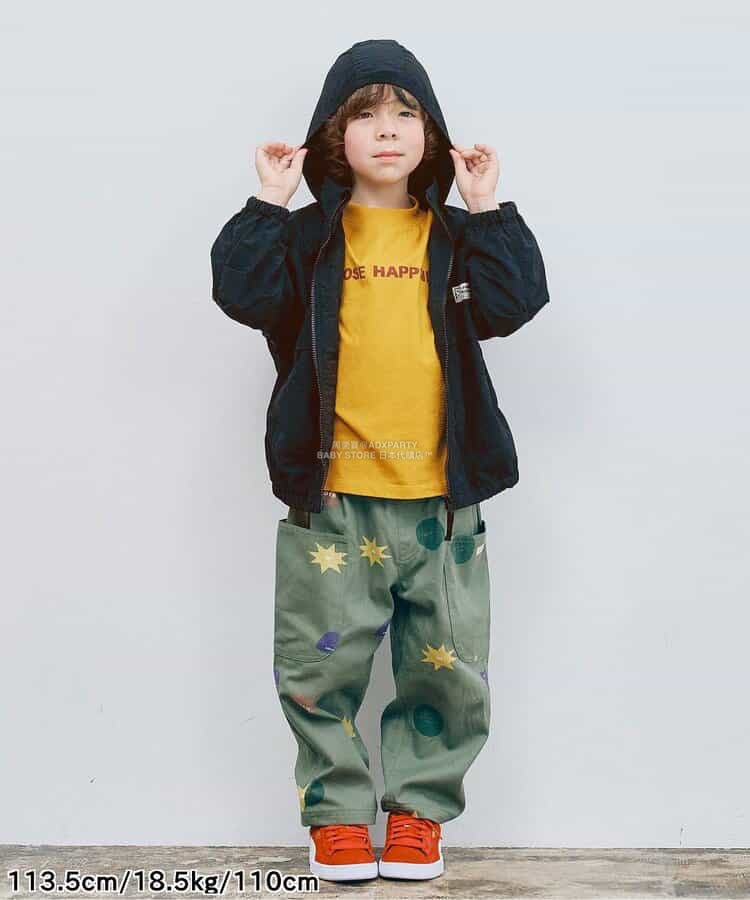 日本童裝 p.premier 可收納帽山系外套 80-140cm 男童款/女童款 秋季 (適合初秋、香港平均溫度）OUTERWEAR  聖誕紅/新年紅