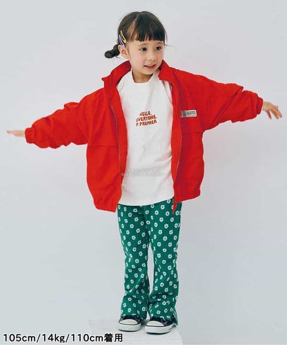 日本童裝 p.premier 可收納帽山系外套 80-140cm 男童款/女童款 秋季 (適合初秋、香港平均溫度）OUTERWEAR  聖誕紅/新年紅