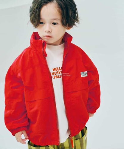 日本童裝 p.premier 可收納帽山系外套 80-140cm 男童款/女童款 秋季 (適合初秋、香港平均溫度）OUTERWEAR  聖誕紅/新年紅