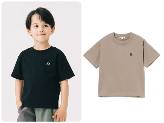 Japanese B:MING by BEAMS Embroidered Logo Tops (100-140cm) for Boys (Summer) 