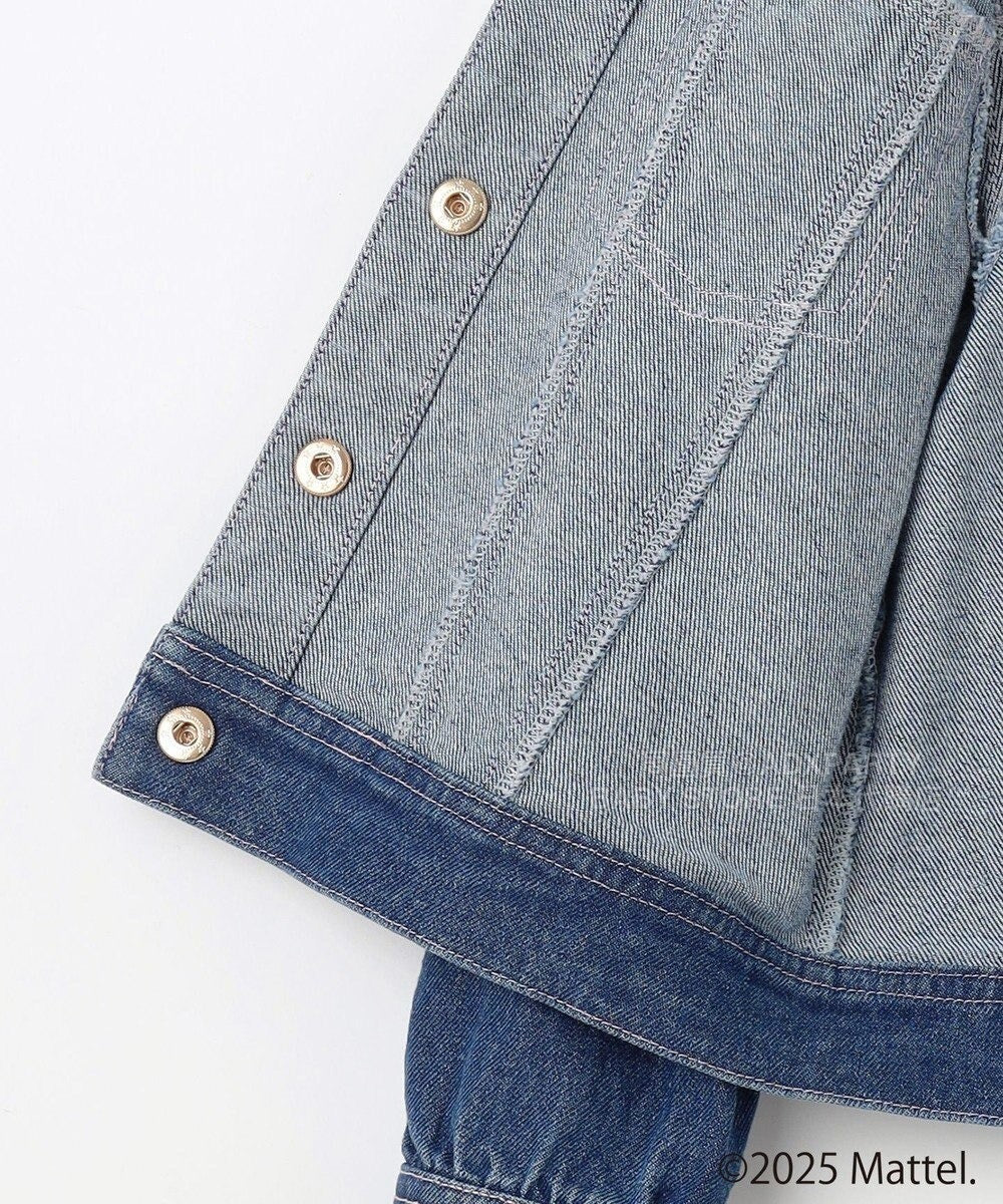 日本童裝 aF#a325 x Barbie 牛仔外套 110-150cm 女童款 秋季 OUTERWEAR