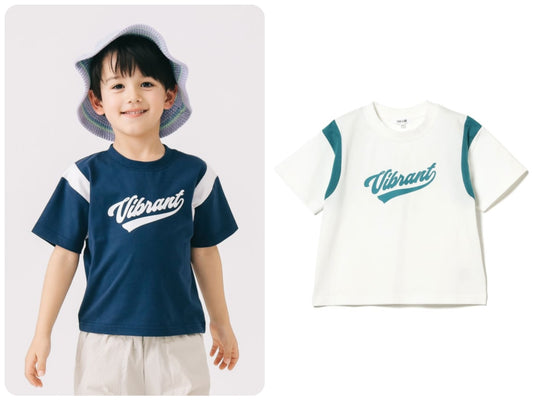 Japanese children's clothing B:MING by BEAMS short-sleeved top 100-140cm boys' summer TOPS 