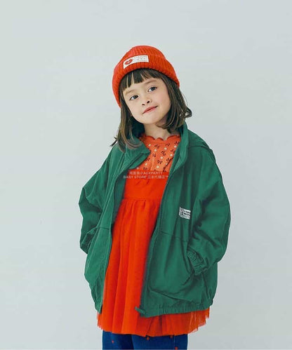日本童裝 p.premier 可收納帽山系外套 80-140cm 男童款/女童款 秋季 (適合初秋、香港平均溫度）OUTERWEAR  聖誕紅/新年紅