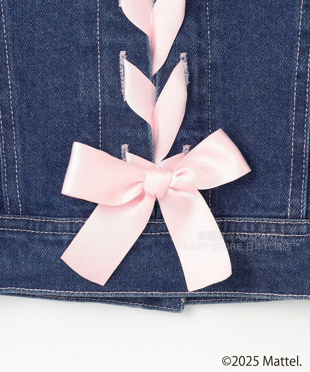 日本童裝 aF#a325 x Barbie 牛仔外套 110-150cm 女童款 秋季 OUTERWEAR