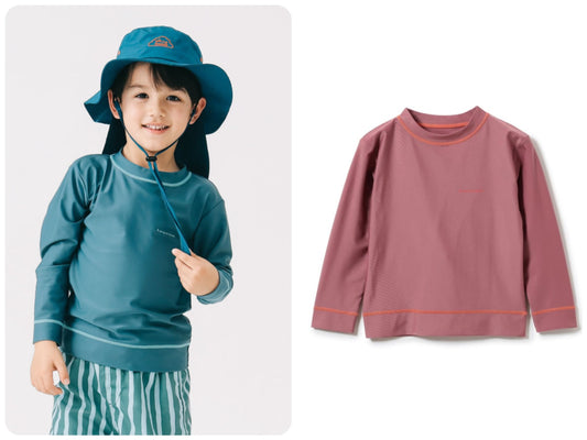 B:MING by BEAMS UV-Protective Long-Sleeve Swimsuit (110-130cm) for Boys: Summer Swimsuit Special 