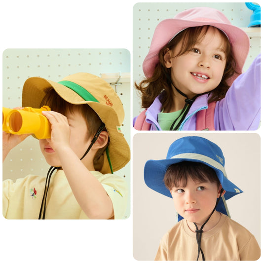 BEAMS mini UV protection bucket hat 52-54cm hat series 