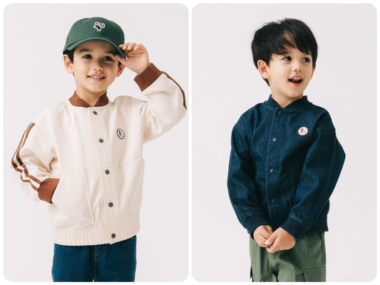 Japanese children's clothing B:MING by BEAMS baseball jacket 100-140cm boys' summer OUTERWEAR 