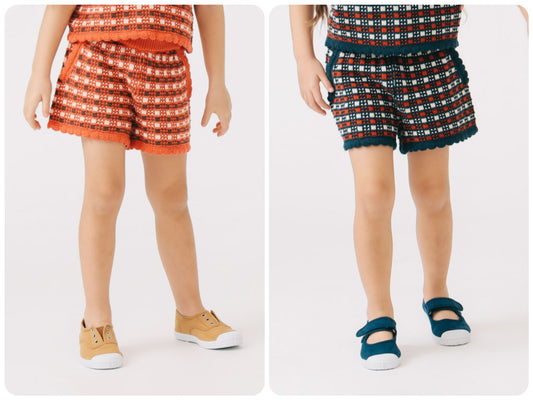 Japanese children's clothing B:MING by BEAMS knitted shorts 90-120cm girls summer PANTS 