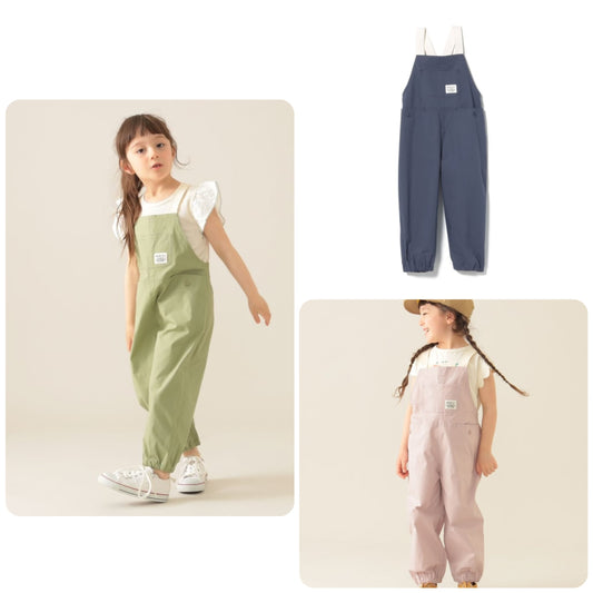 Japanese BEAMS mini overalls (90-150cm) for boys and girls (summer jumpsuit) 