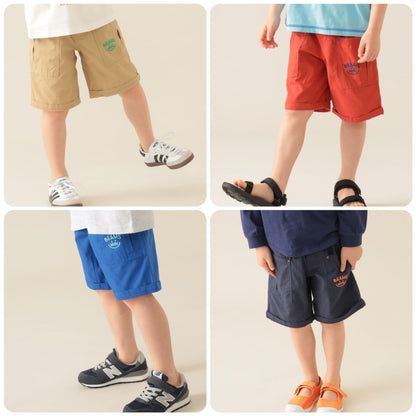 Japanese children's clothing BEAMS mini work shorts 90-150cm boys' summer PANTS 