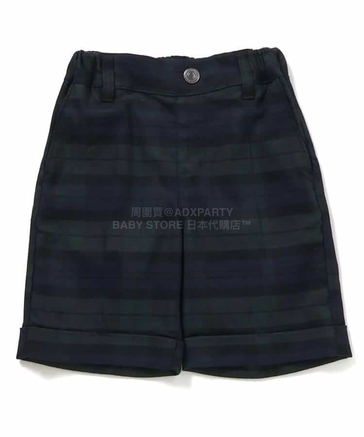 日本童裝 BREEZE 格仔短褲 90-130cm 男童款 冬季 PANTS 面試/宴會/表演