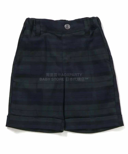 日本童裝 BREEZE 格仔短褲 90-130cm 男童款 冬季 PANTS 面試/宴會/表演