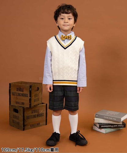 日本童裝 BREEZE 襯衫 90-130cm 男童款 冬季 TOPS 面試/宴會/表演