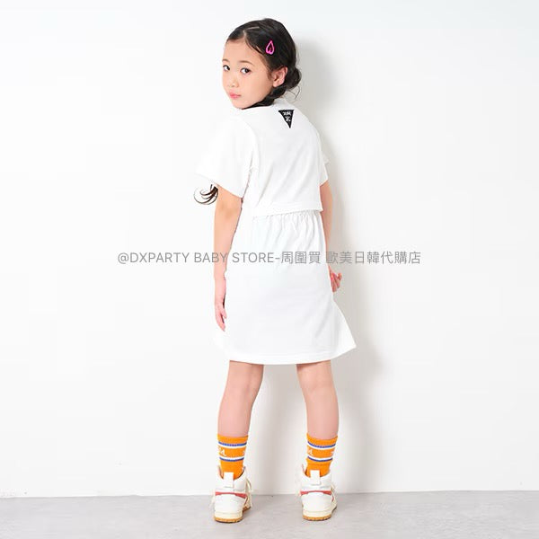 日本童裝 X-girl LOGO開背連身裙 80-140cm 女童款 夏季 DRESSES