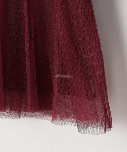 日本童裝 p.premier 薄紗荷葉邊上衣 80-140cm 女童款 秋季 TOPS