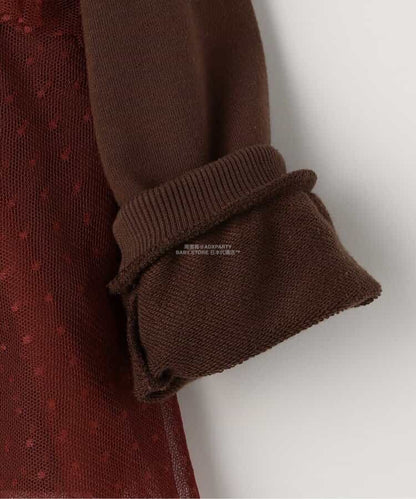 日本童裝 p.premier 薄紗荷葉邊上衣 80-140cm 女童款 秋季 TOPS