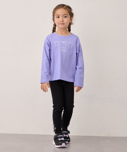 日本童裝 aF#a325 百搭休閒上衣 90-160cm 女童款 秋季 TOPS