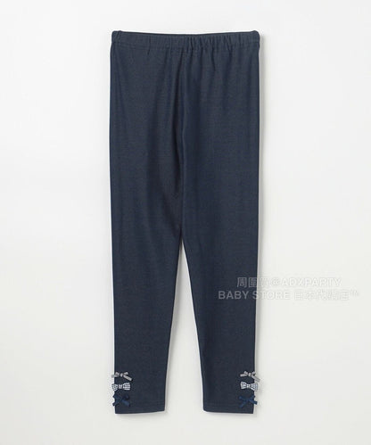 日本童裝 aF#a325 彈力休閒長褲 90-150cm 女童款 秋季 PANTS